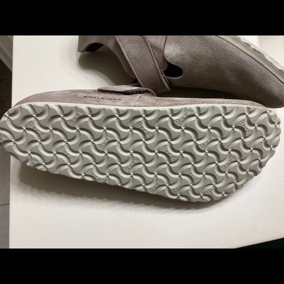 Men’s London Birkenstock taupe suede leather main image 4